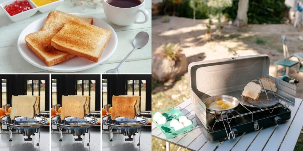 camp stove toaster for gas stoves