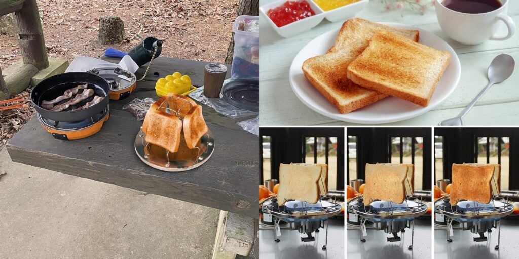 camp stove toaster for gas stoves